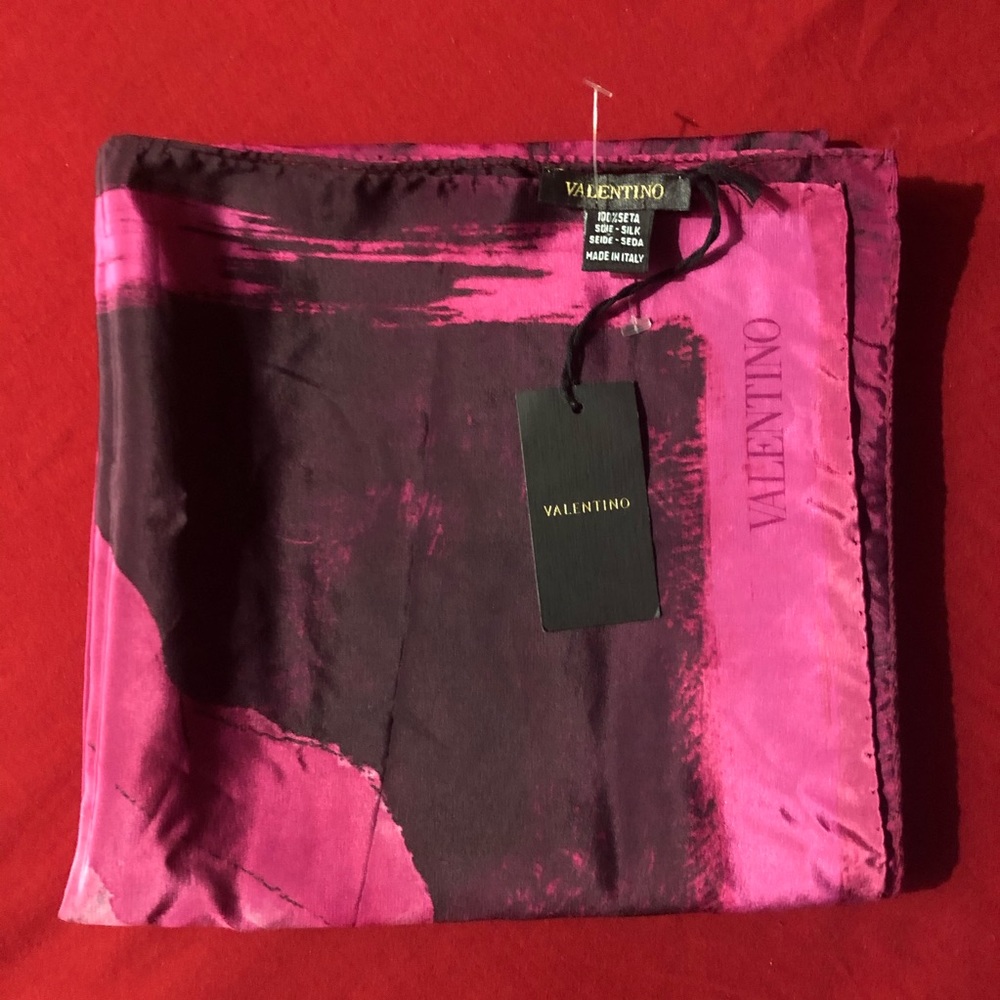 VALENTINO silk scarf - Picture 5 of 5